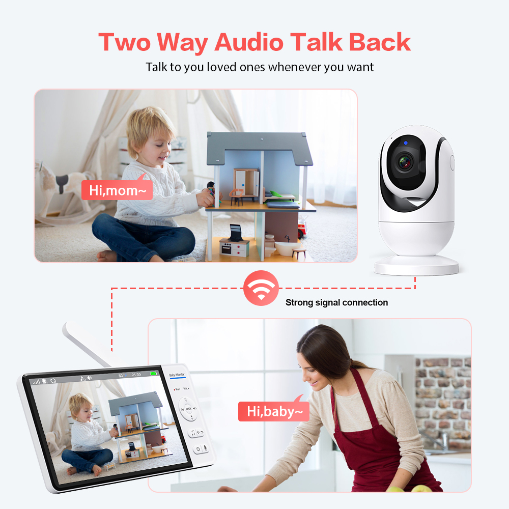 Video Baby Monitor 7'' 1080P H – Baby Monitor Sensor Bewertung und Preis
