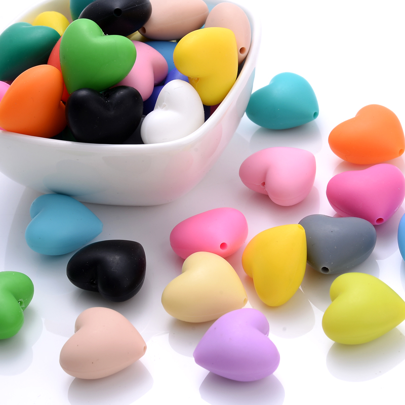 20Pcs 18x20mm Peach Heart Sili – Baby Products Eco Friendly Bewertung und Preis