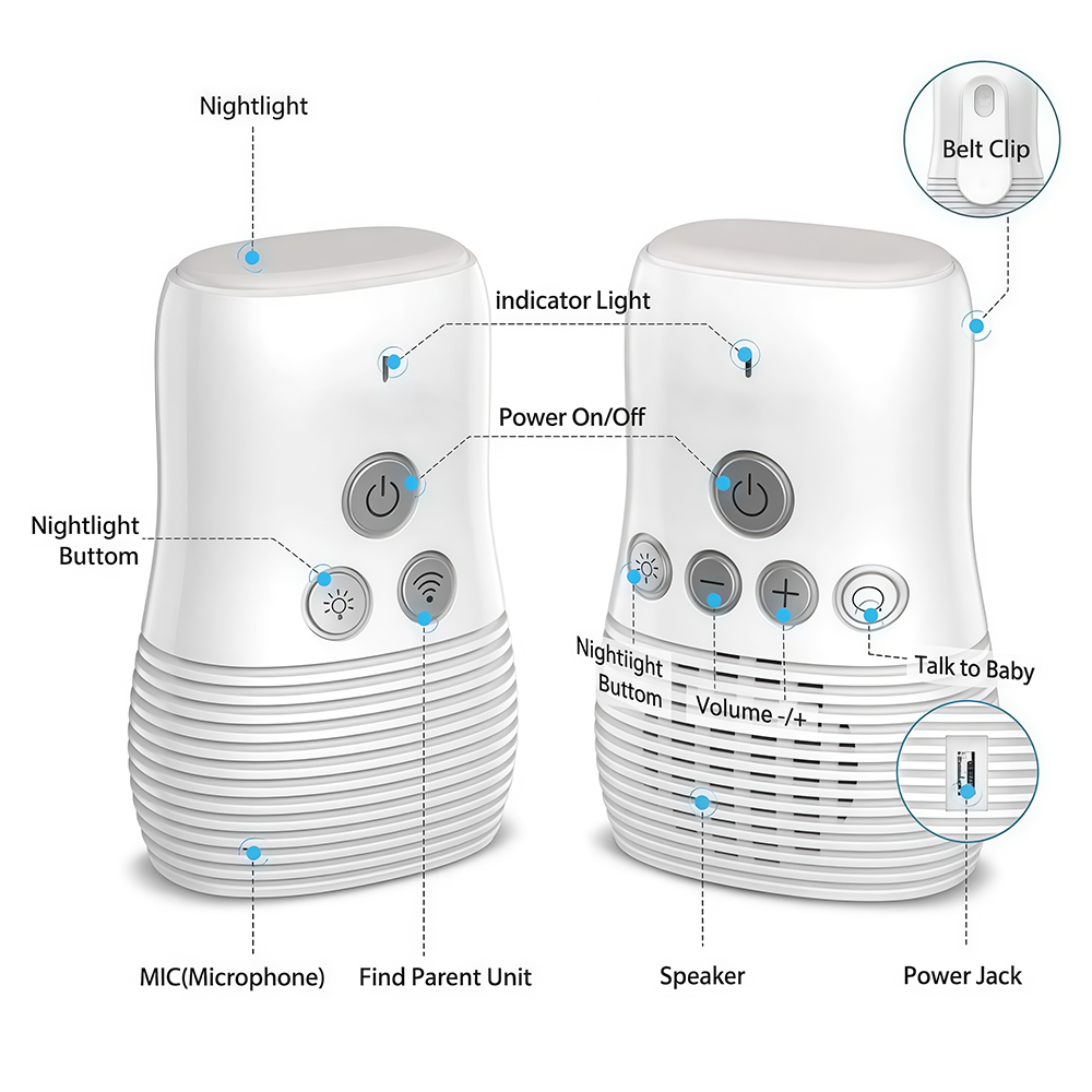 2.4Ghz Wireless Baby Monitor S – Baby Monitor Sensor Bewertung und Preis