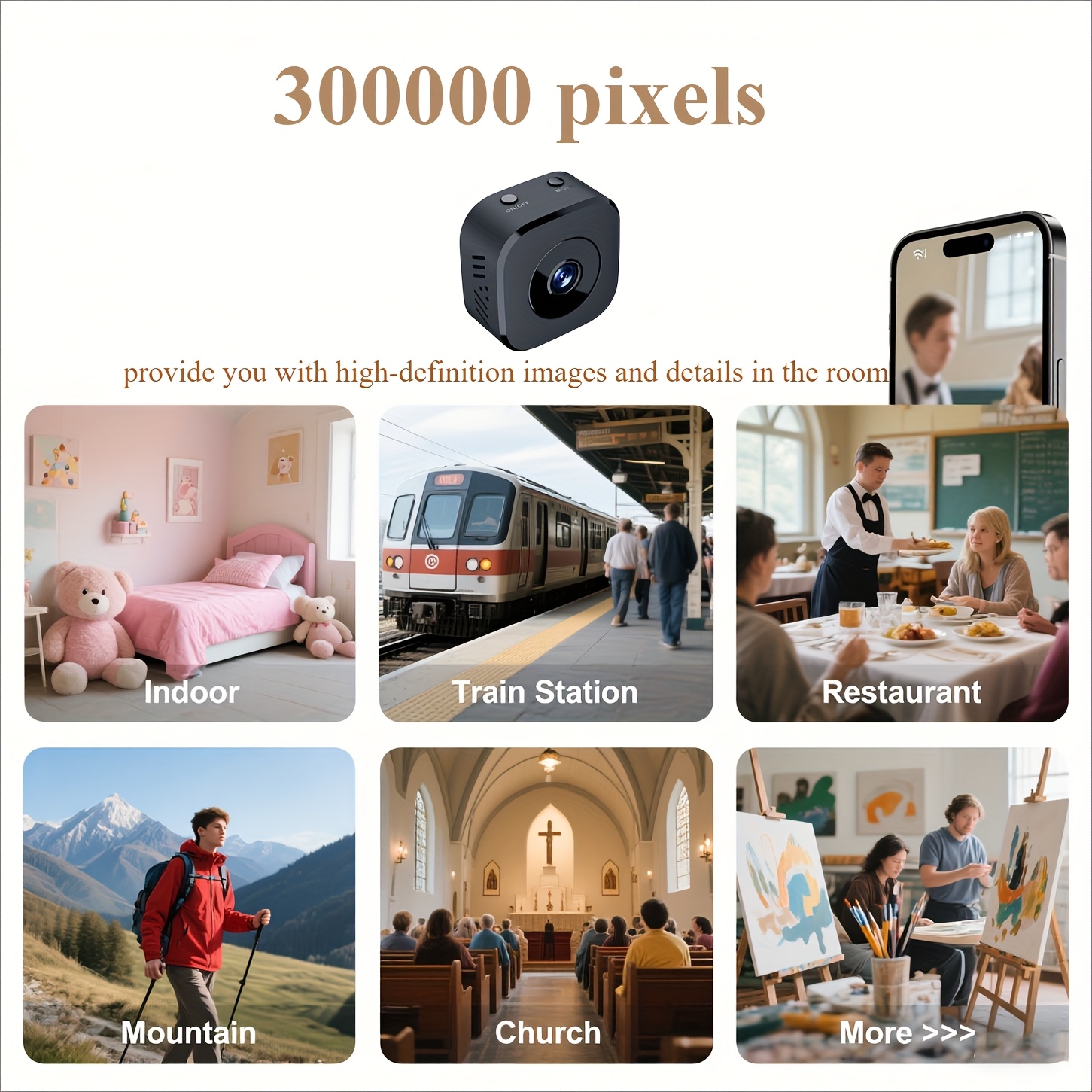 1080P HD Mini WiFi Camera Indo – Baby Monitor Sensor Bewertung und Preis