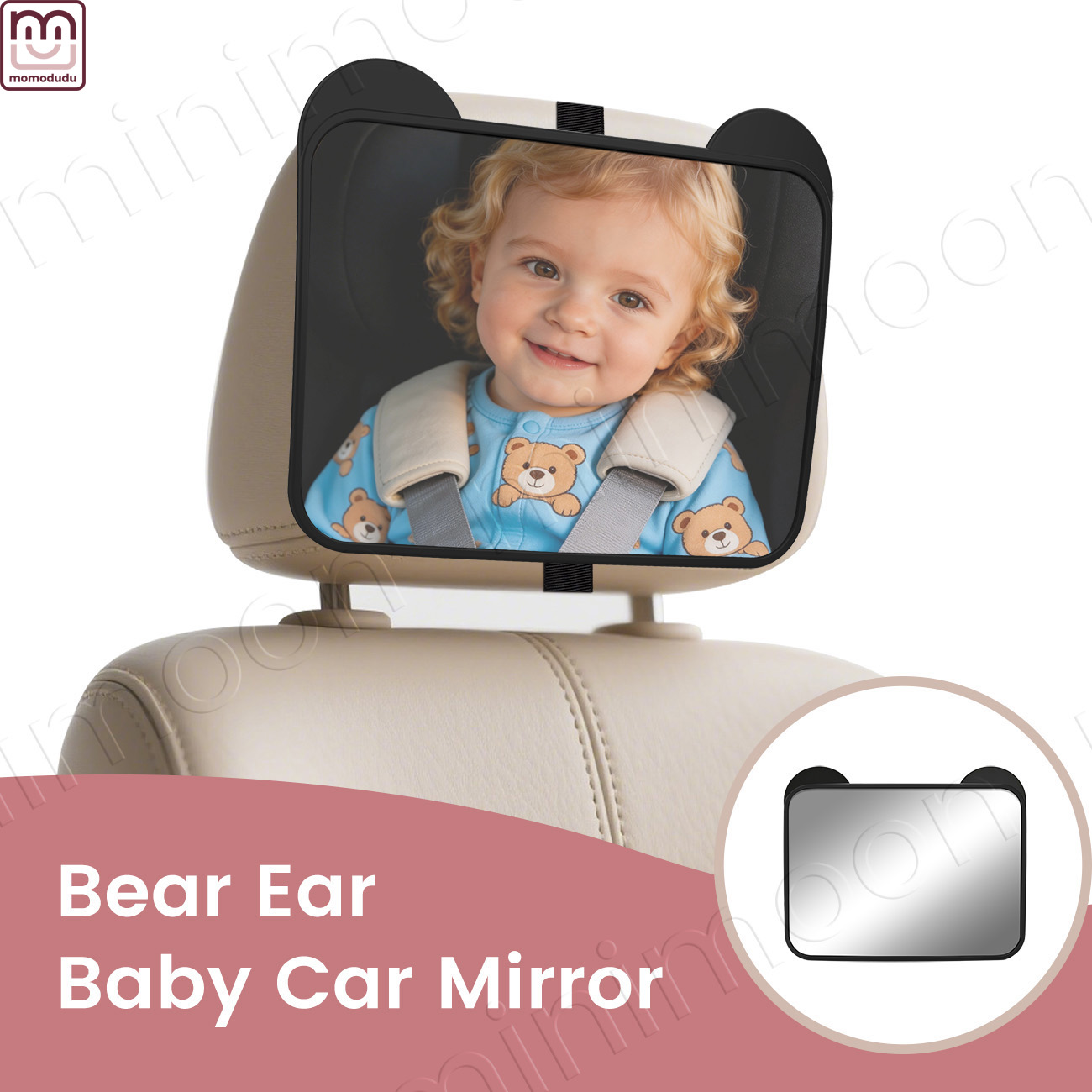 Cute Bear-Ear Car Seat Mirror, – Baby Monitor Sensor Bewertung und Preis
