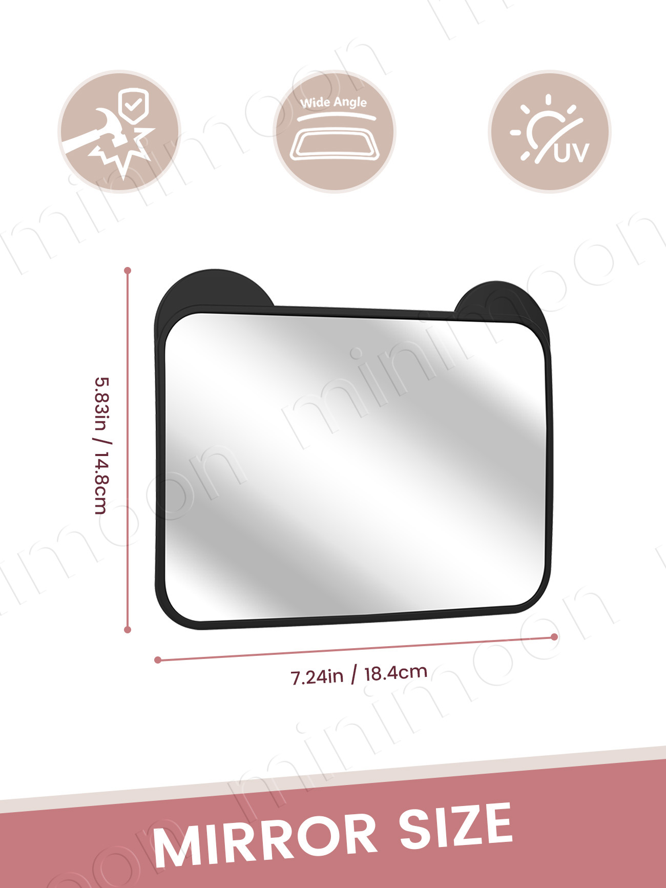 Cute Bear-Ear Car Seat Mirror, – Baby Monitor Sensor Bewertung und Preis