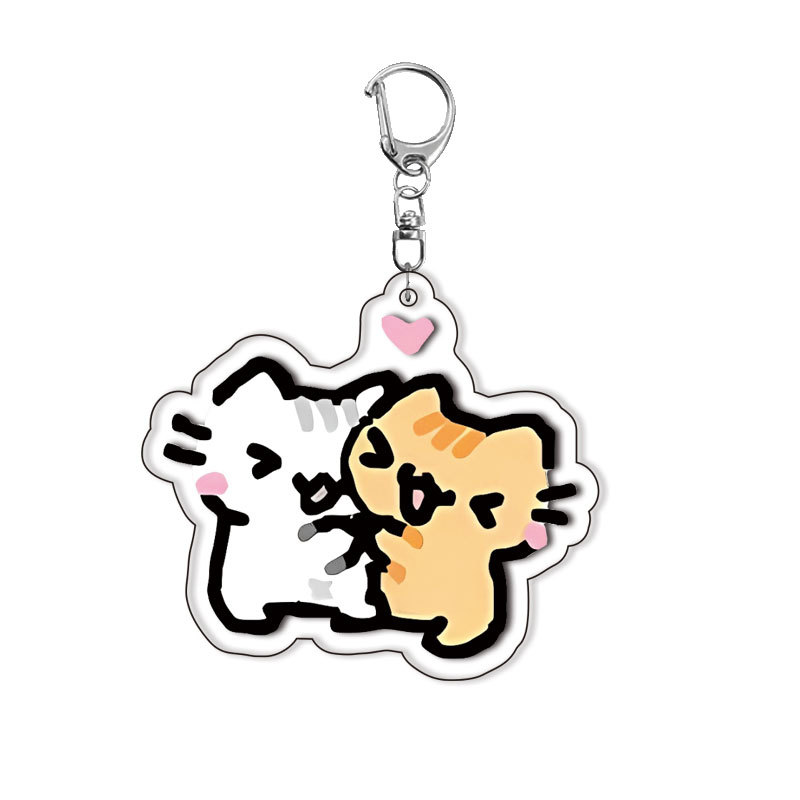 Cat Kitten Keychain Acrylic Lo – Baby Products With Zinc Bewertung und Preis